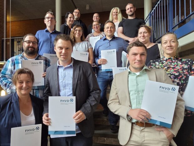 Erfolgreicher Abschluss des Qualifizierungslehrgangs II im Fachbereich Allgemeine Verwaltung